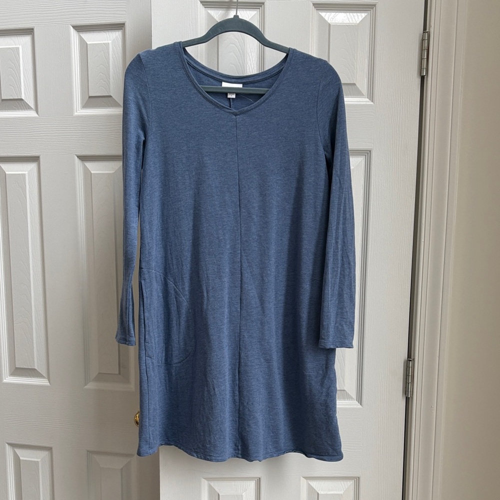 J.Jill Long Sleeve Blue Dress purejill